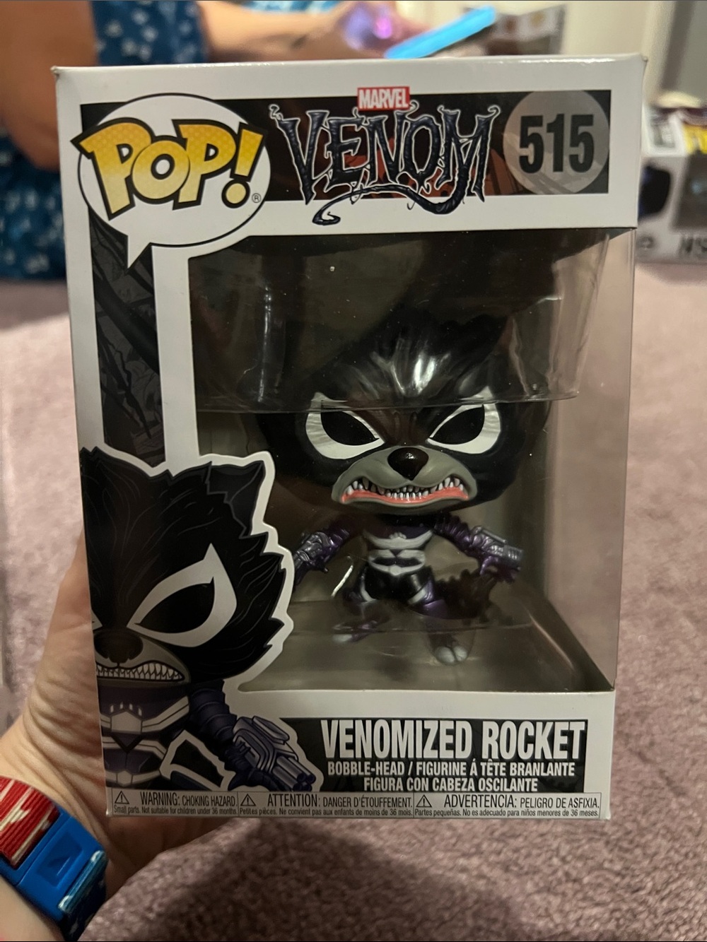 Funko Venomized Rocket Pop! Vinyl — Black, Purple & White
